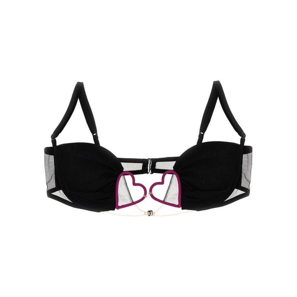 Nensi Dojaka Black Polyamide Women's Bra - Picture 1 of 3
